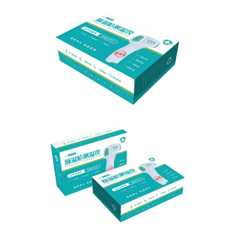 ঢেউতোলা তাপমাত্রা বন্দুক প্যাকেজিং বক্স