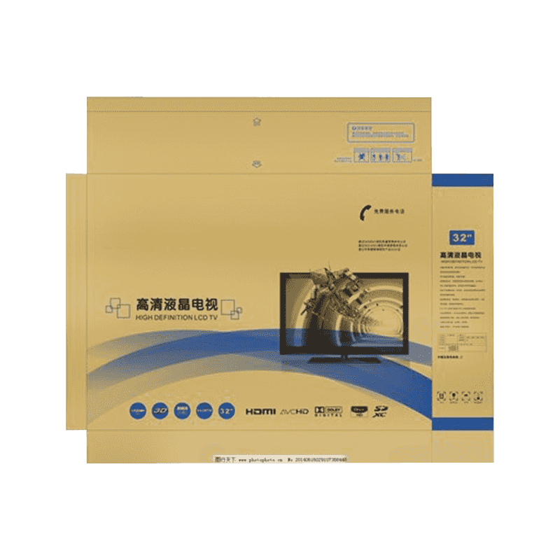 ঢেউতোলা টিভি প্যাকেজিং বক্স