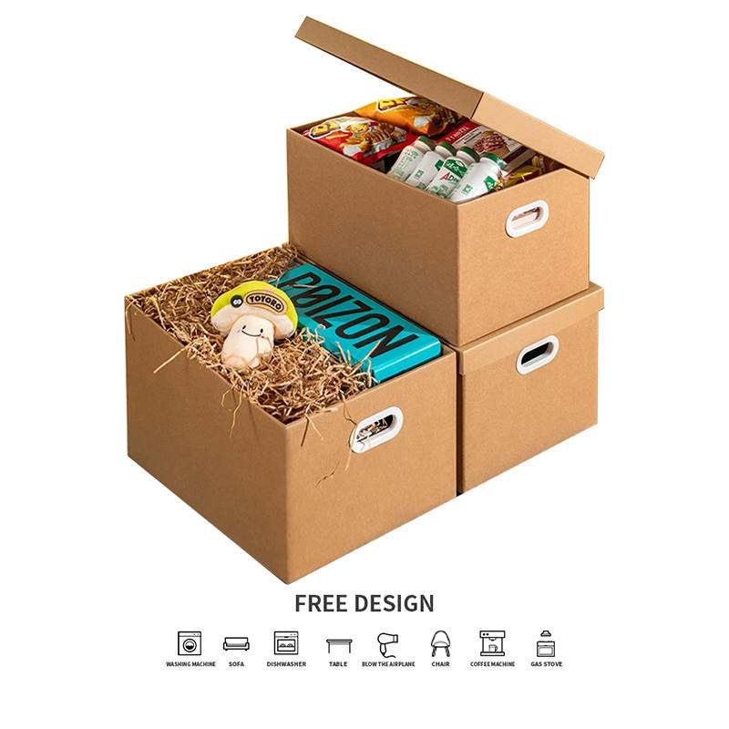 ঢেউতোলা বিভিন্ন স্টোরেজ প্যাকেজিং বক্স