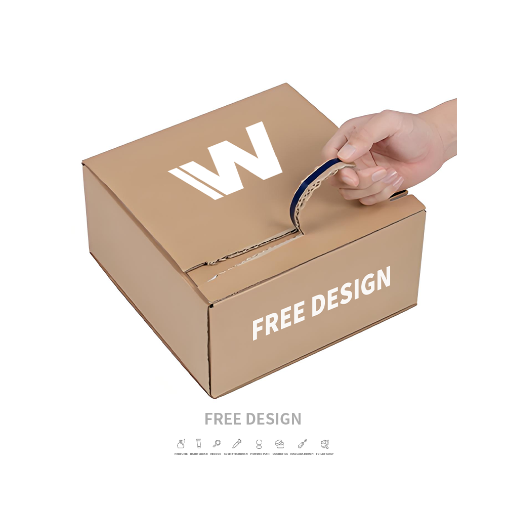 টিয়ার স্ট্রিপ কার্ডবোর্ড শিপিং বক্স